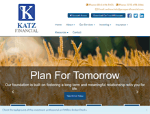 Tablet Screenshot of katzfinancial.net